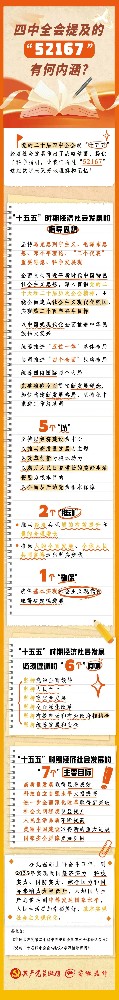 【党建学习】四中全会提及的“52167”有何内涵？